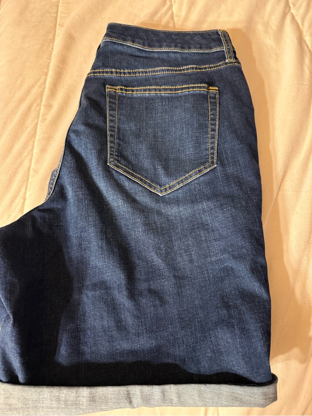 torrid Dark Indigo High-Rise Denim Bermuda Shorts - Picture 7 of 10